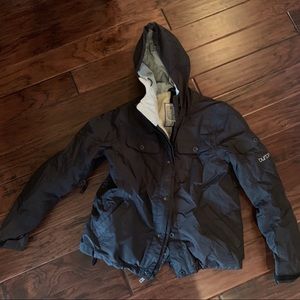 Burton Jacket with Sherpa Lining | Black